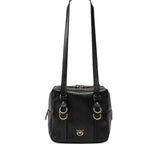 Borsa a tracolla Cubic Bag in pelle shiny 106465 A315Z99Q PINKO 