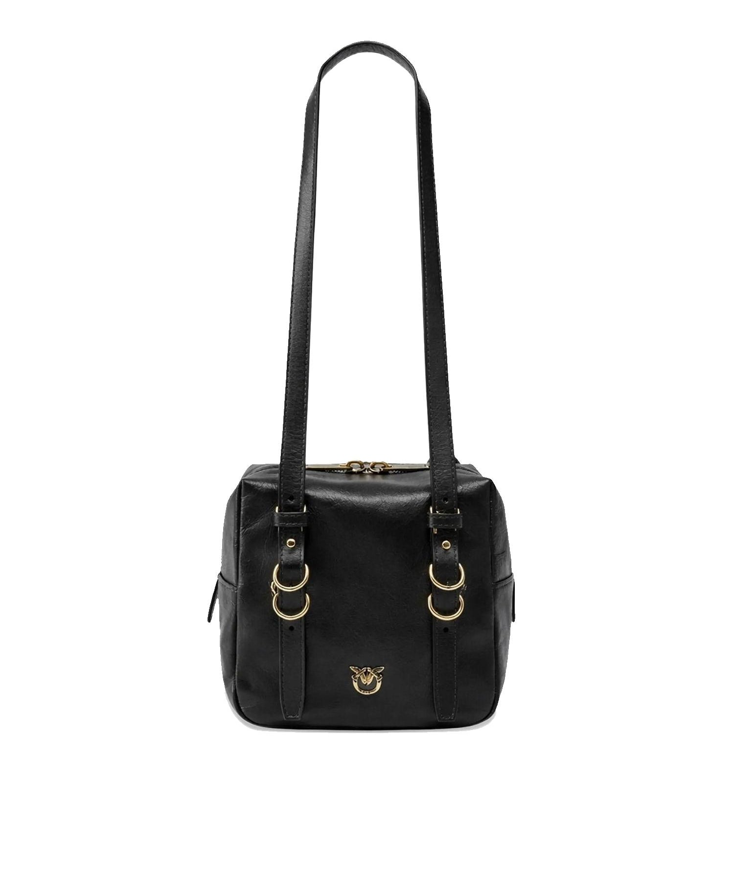 Borsa a tracolla Cubic Bag in pelle shiny 106465 A315Z99Q PINKO 