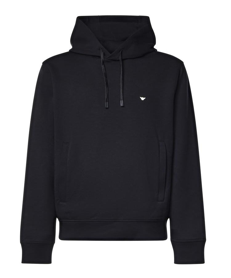 Felpa con cappuccio in misto cotone AF10013 EM004531UB118 EMPORIO ARMANI 