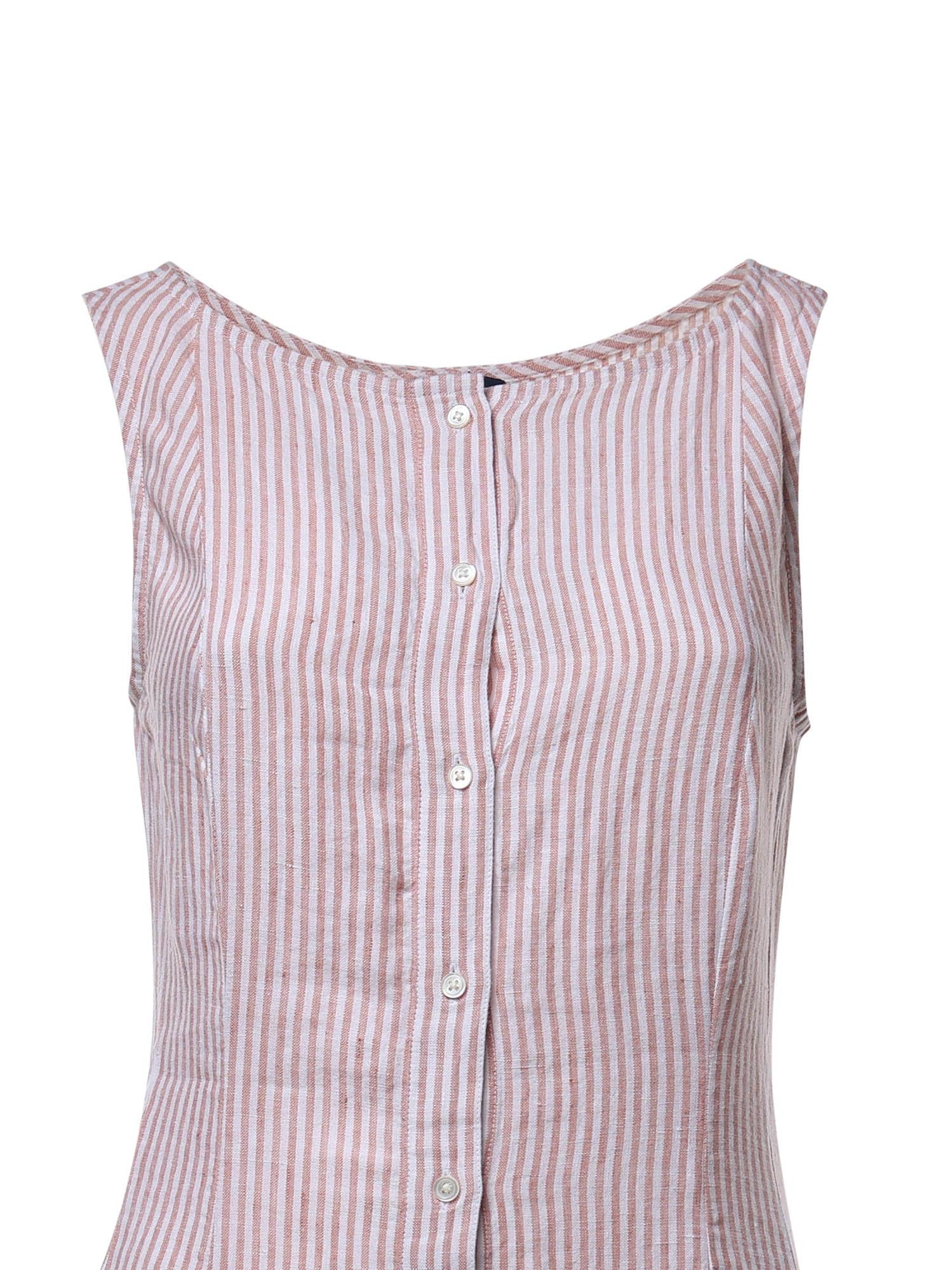 Abito in lino a righe 211B17459 002 POLO RALPH LAUREN 