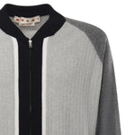 Cardigan in lana con collo bomber CDMG0165Q0 UFH55100N15 MARNI 