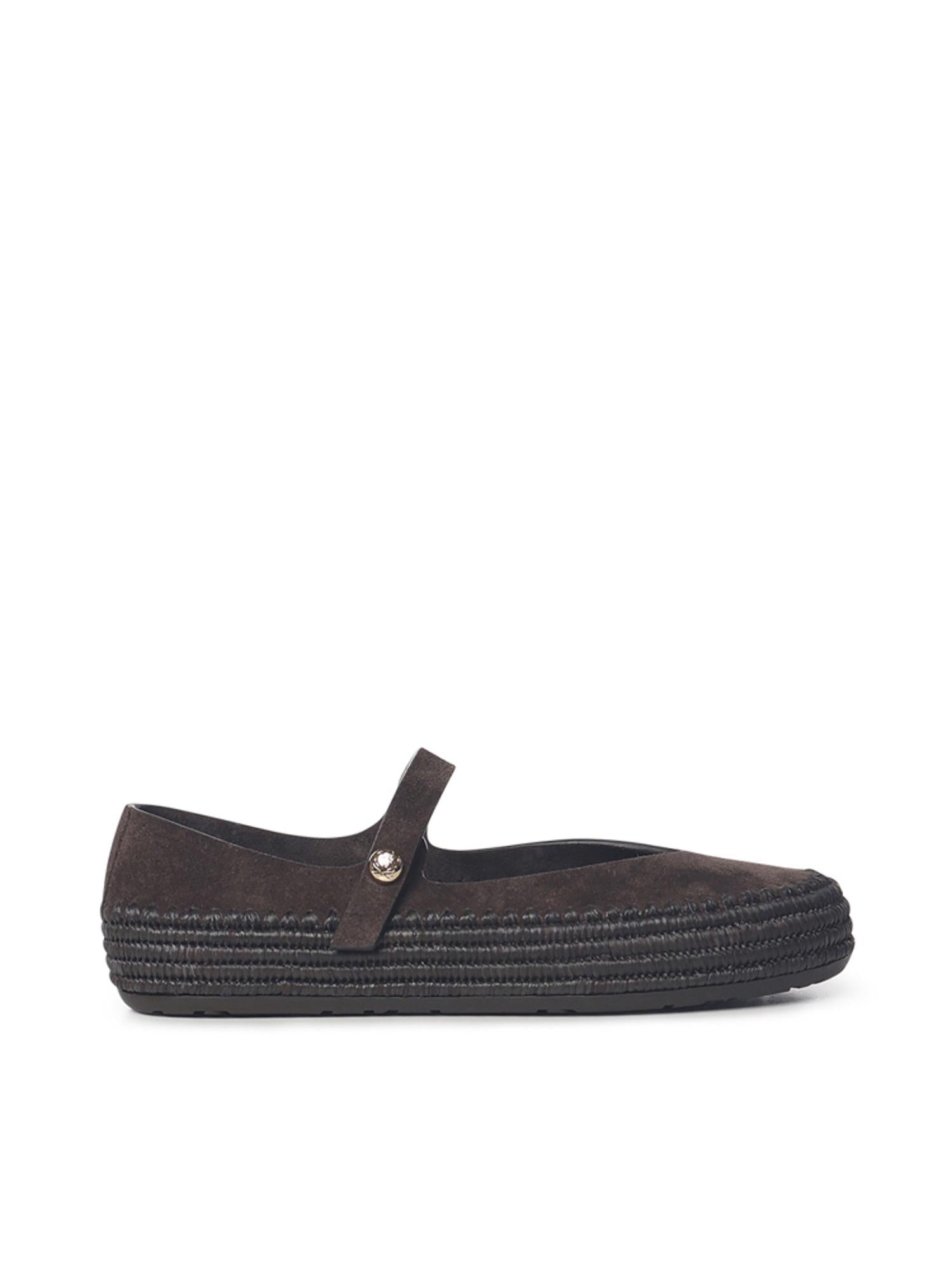 Mary Jane Rio in pelle scamosciata e rafia LBV3466X02 3110 LOEWE 