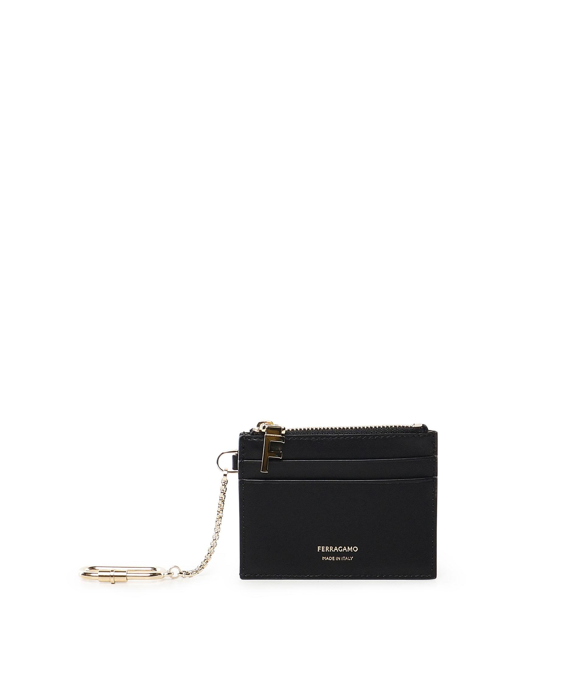 Portacarte con portachiavi 220868 779951009 FERRAGAMO 
