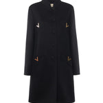 Cappotto in compact drap 7B3CA7T0 6JA0NO VALENTINO GARAVANI 