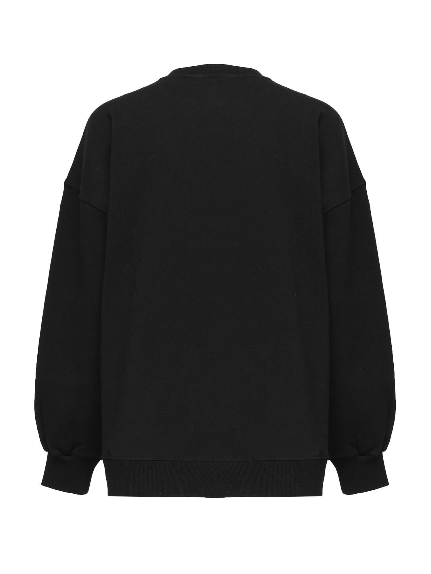 Felpa con maxi logo 113427 100 ROTATE 