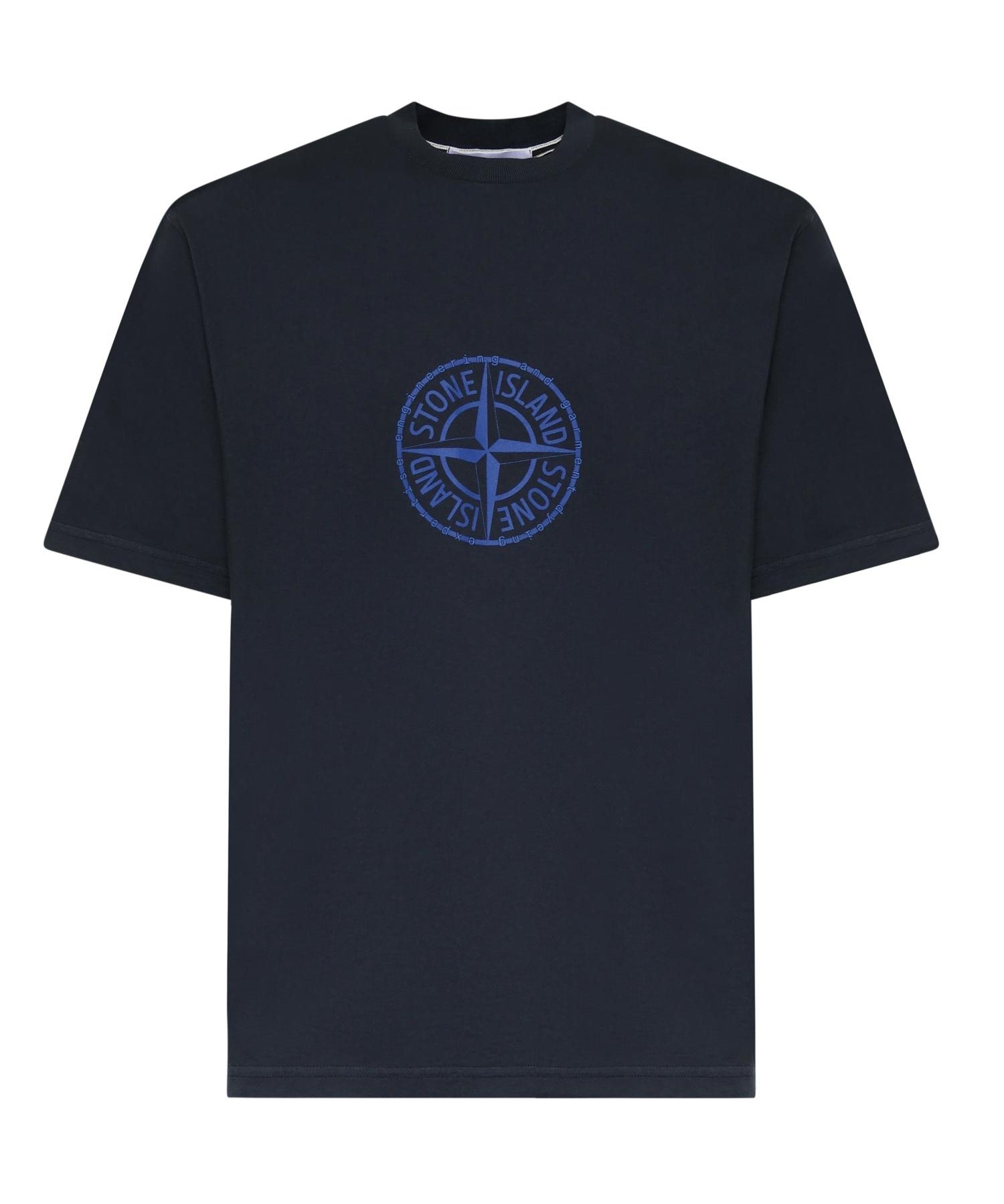 T-shirt con stampa 'All Around Compass' L1S152100001 S0362V0020 STONE ISLAND 