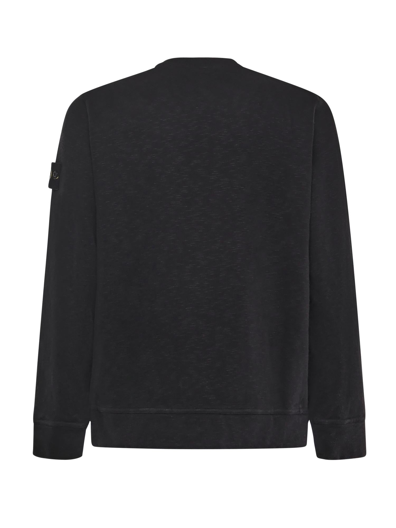 Felpa con logo in jersey di cotone K2S156100053 S0238V0029 STONE ISLAND 