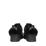 Slippers Sophie con logo 73SC9FP01CAM SOPHIE SHOESNERO V° 73 