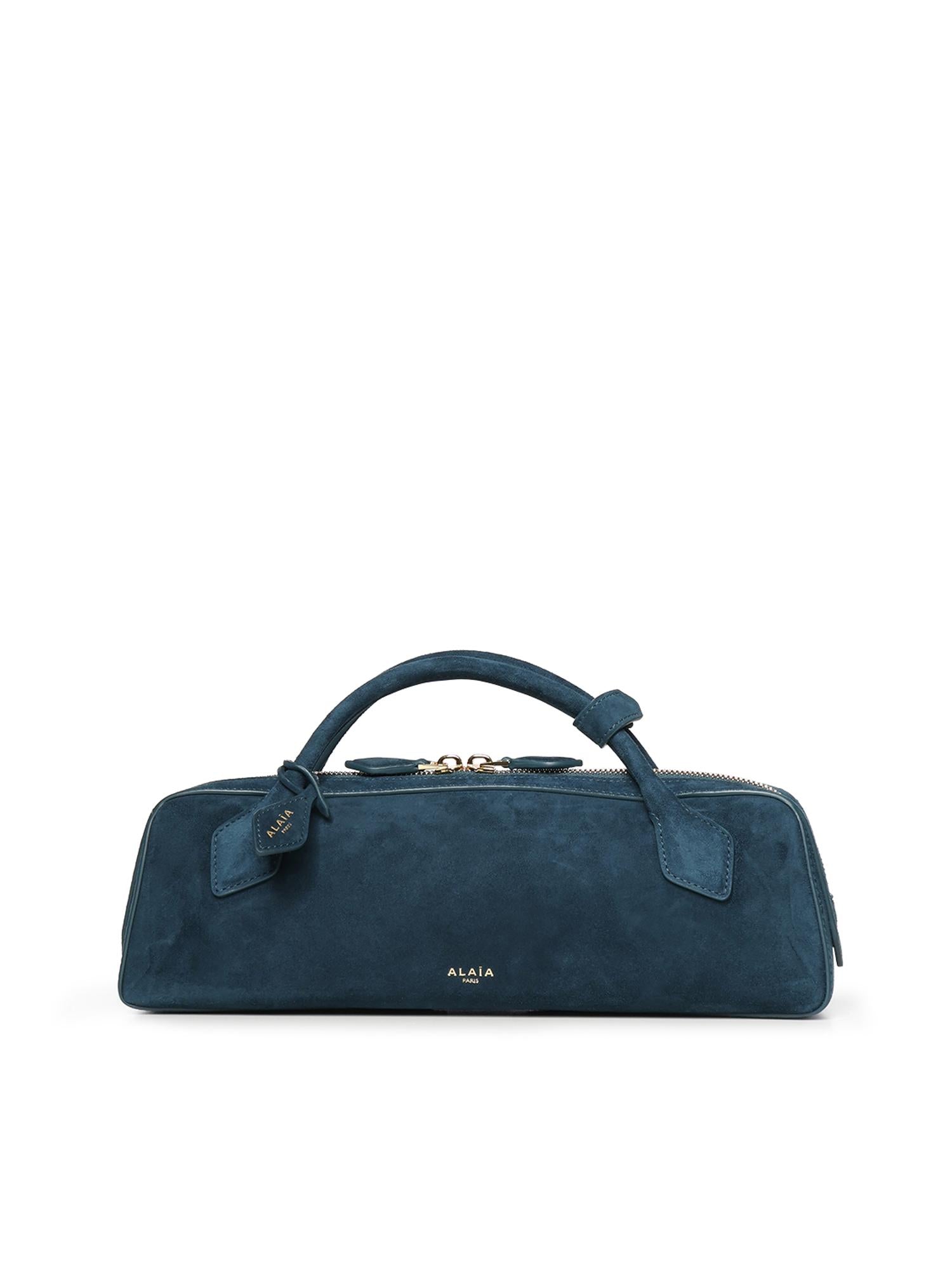 Pochette Le Teckel in pelle scamosciata AA1S06026CA328 A53 ALAIA 