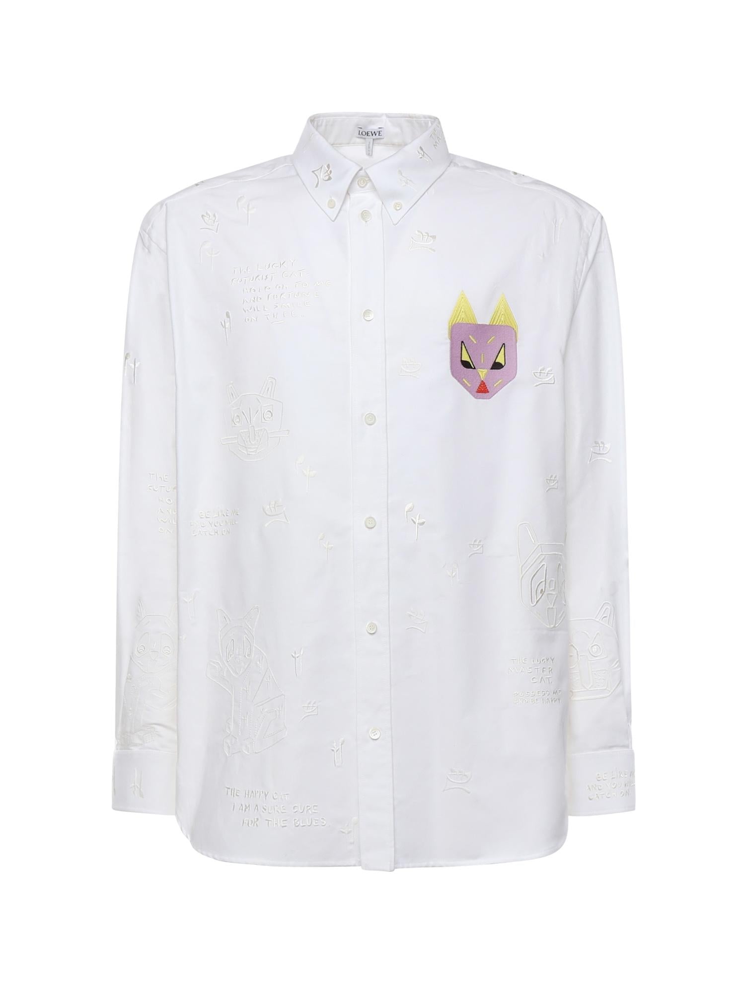 Camicia in cotone H526Y05WG7 2016 LOEWE 