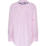 Camicia in cotone a righe con ricamo BRIG001 01365L MC2 SAINT BARTH 