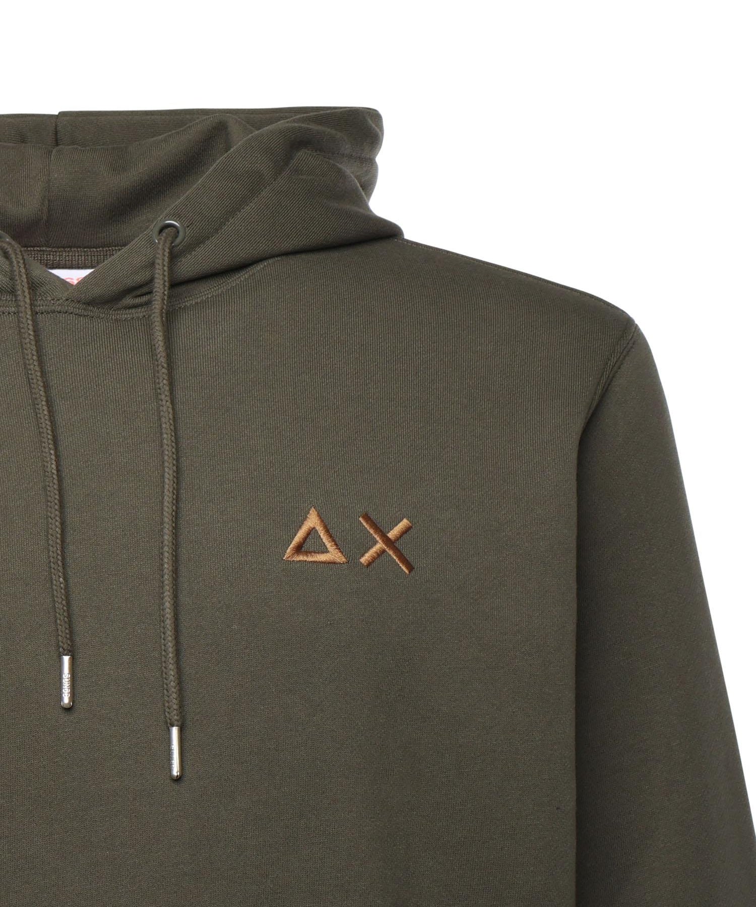 Felpa in cotone con logo<BR/> F45104 74 SUN 68 