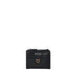 Portafoglio in pelle con logo<BR/> 103610 A0F1Z99Q PINKO 