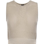 Crop top con bande sul retro 106837 A3B4C44 PINKO 