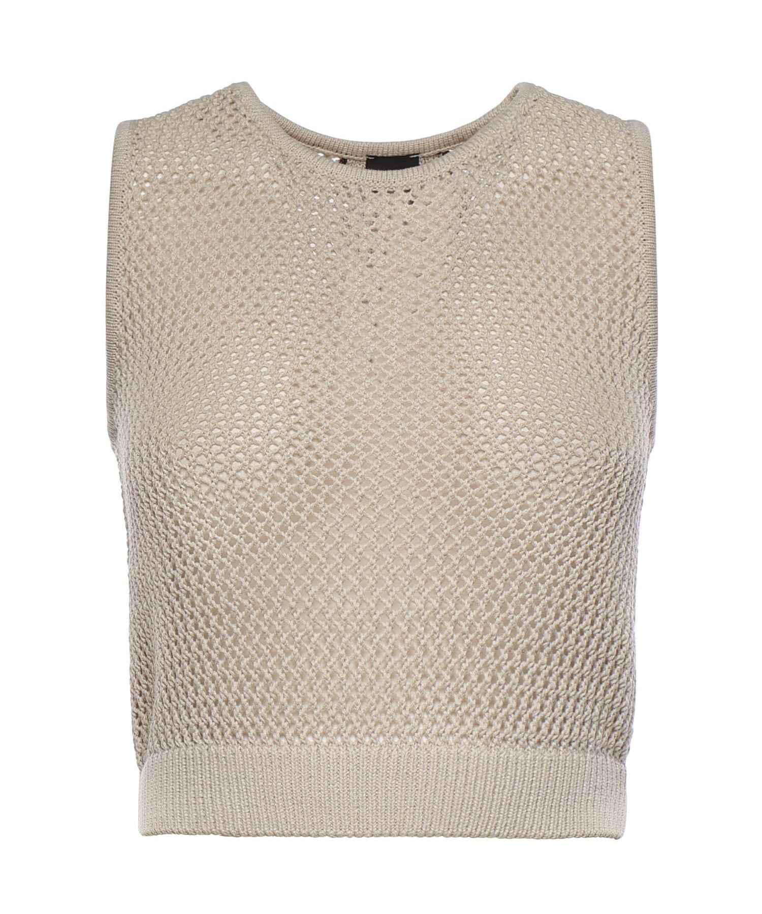 Crop top con bande sul retro 106837 A3B4C44 PINKO 