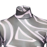 T-shirt in tulle con stampa Marmo 5UJM15 5U749047 PUCCI 
