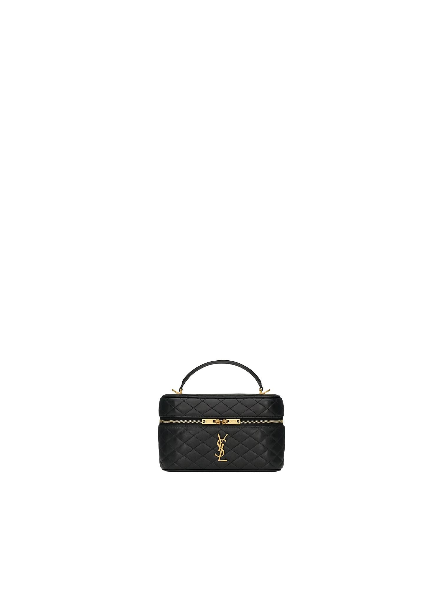 Borsa Gaby Vanity in pelle di agnello 766731 1EL071000 SAINT LAURENT 