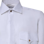 Camicia Rits in lino RITS BIANCO GALIANO 