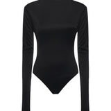 Body Sabrina con schiena scoperta TM180722A TJP184BLACK THE ANDAMANE 