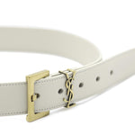 Cintura cassandre in pelle box lucida 634437 BOO0W9207 SAINT LAURENT 