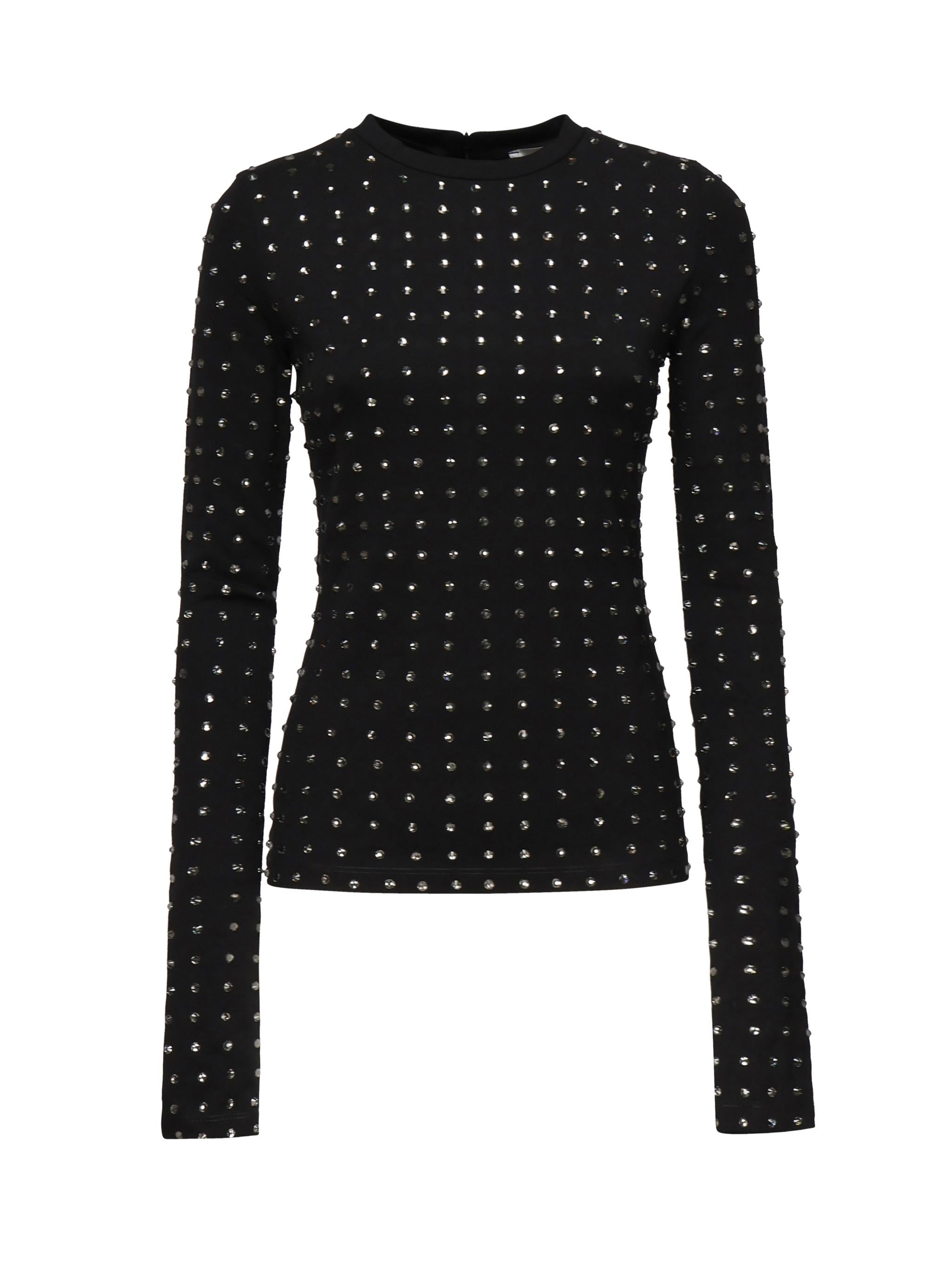 T-shirt  " Negus " con strass 2512941031600 002 SPORTMAX 