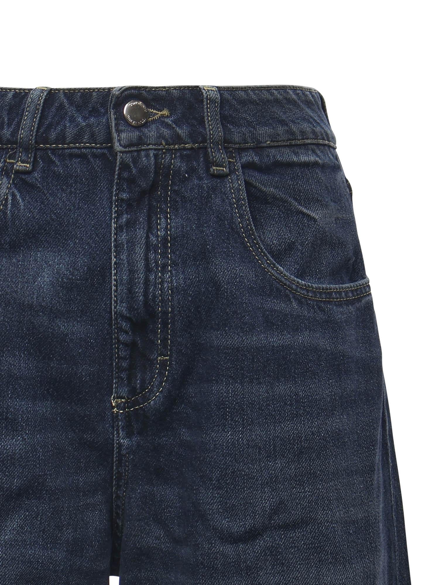 Jeans Poppy in cotone<BR/> POPPY ID8739 ICON DENIM 