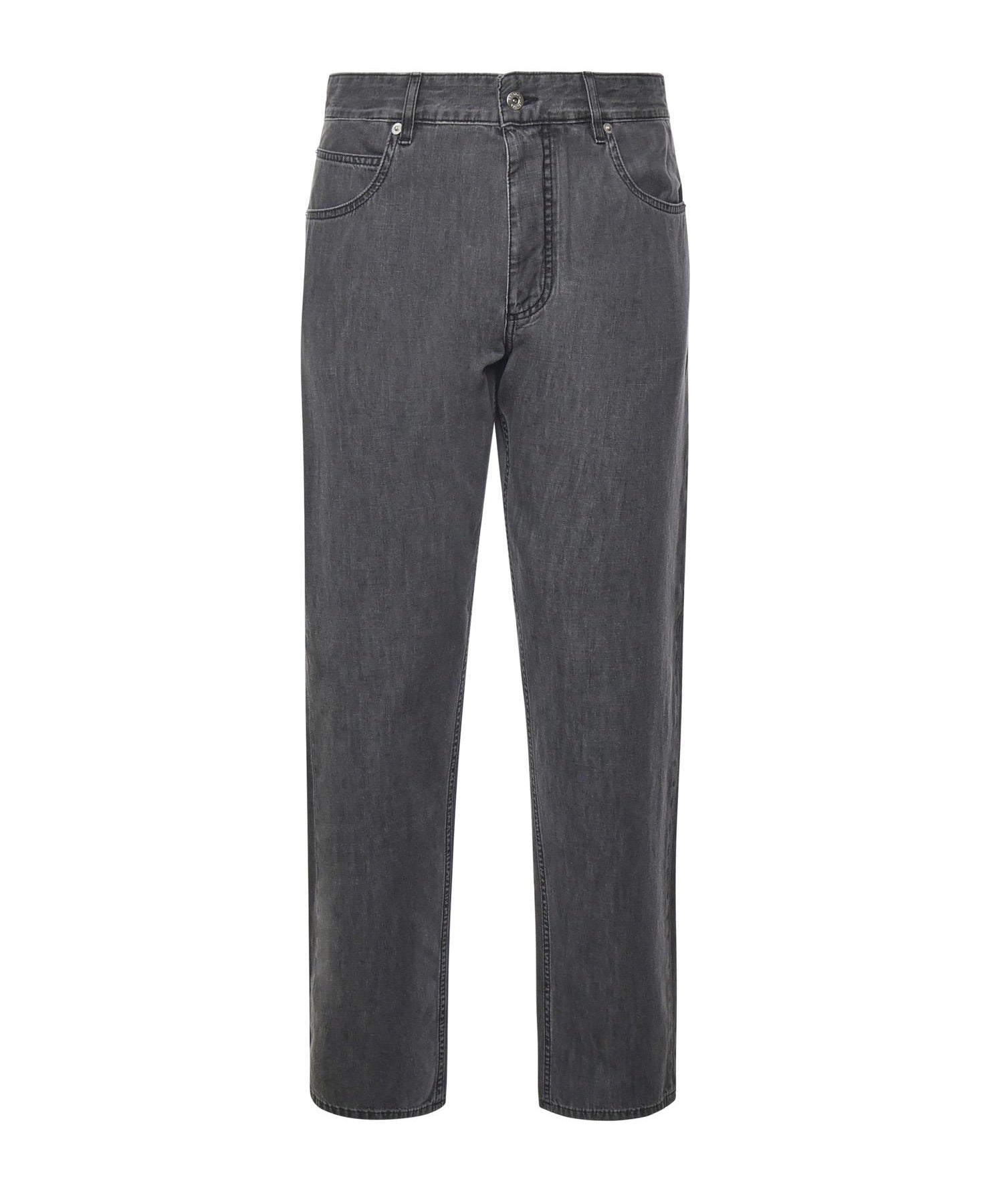 Jeans a gamba dritta in denim 813511 V5SO01003 BOTTEGA VENETA 