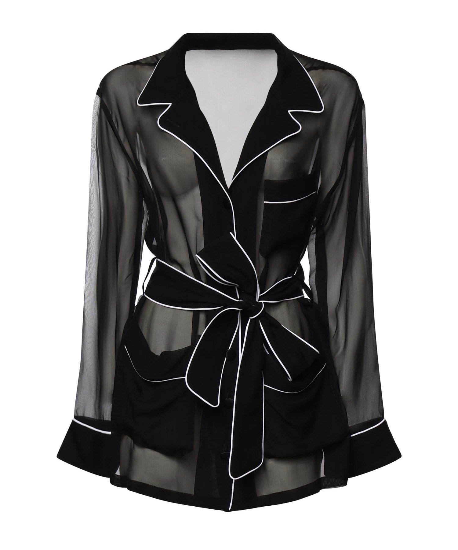Camicia Vanity in chiffon F5U33T FU1ATN0000 DOLCE & GABBANA 