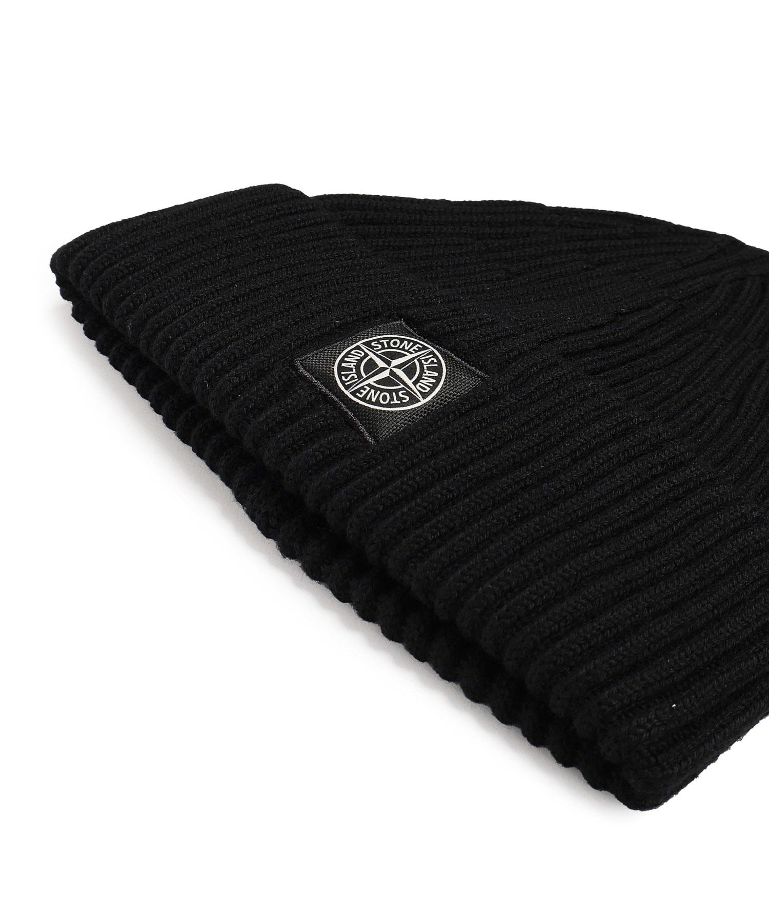 Beanie con patch logo Compass K2S15N100002 S00C3V0029 STONE ISLAND 