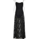 Abito lungo Claudia Rose CD3813 BLACK FOR LOVE & LEMONS 