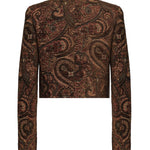 Giacca cropped jacquard CHC25AVE20282 69A CHLOÉ 