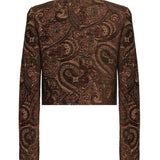 Giacca cropped jacquard CHC25AVE20282 69A CHLOÉ 