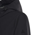 Parka con cappuccio e logo HE9440013 NERO HESKIMO 