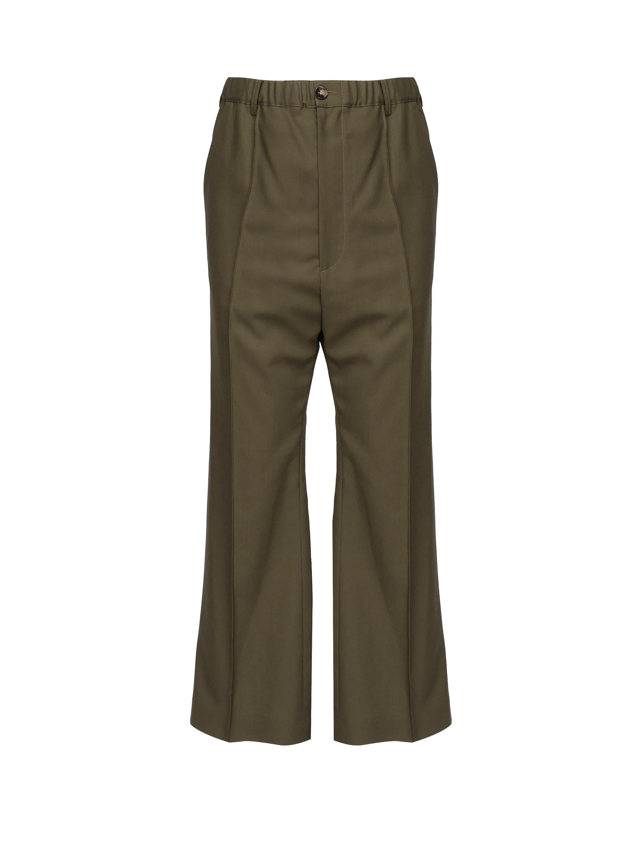 Pantaloni in lana con pieghe PUMU0313U0 T83900V58 MARNI 