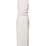 Abito lungo con drappeggio 4047 4273BEIGE SCARLETT G 