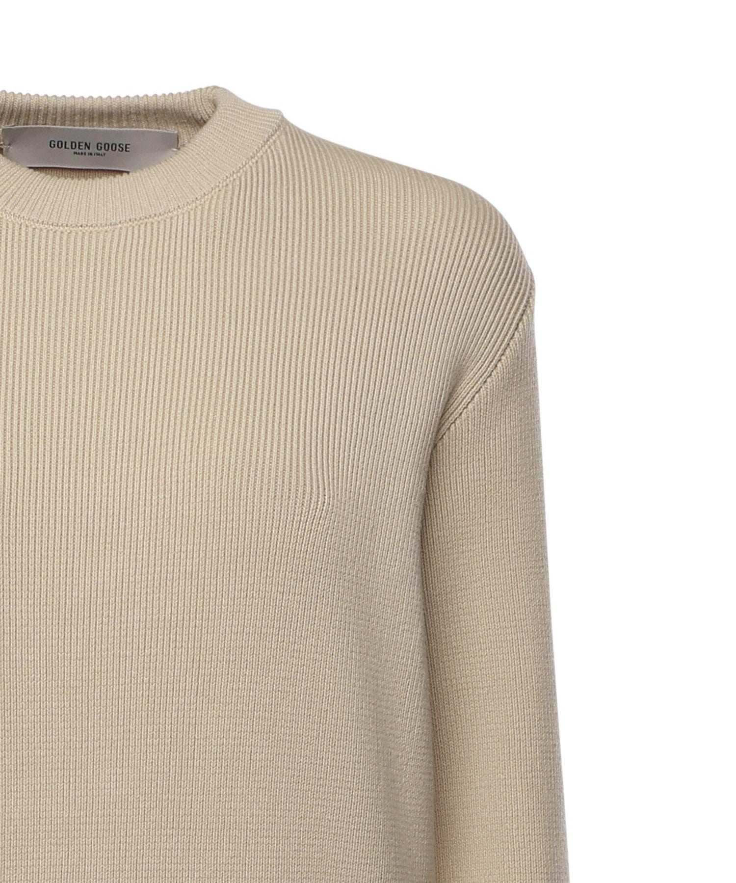 Maglione con logo GWP00951 P00197255550 GOLDEN GOOSE 