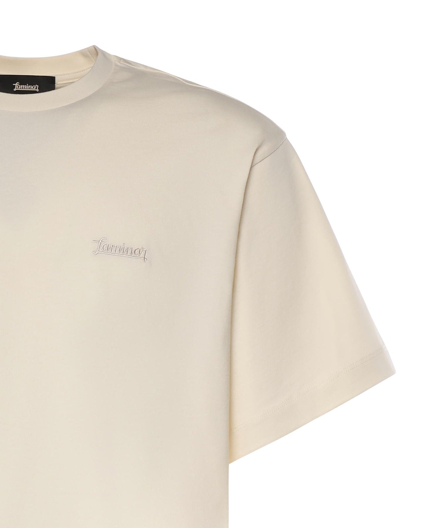 T-shirt in compact jersey con stampa JG00079UL 520001200 LAMINAR 