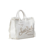Borsa Colette in canvas con logo COL0001 08246L MC2 SAINT BARTH 