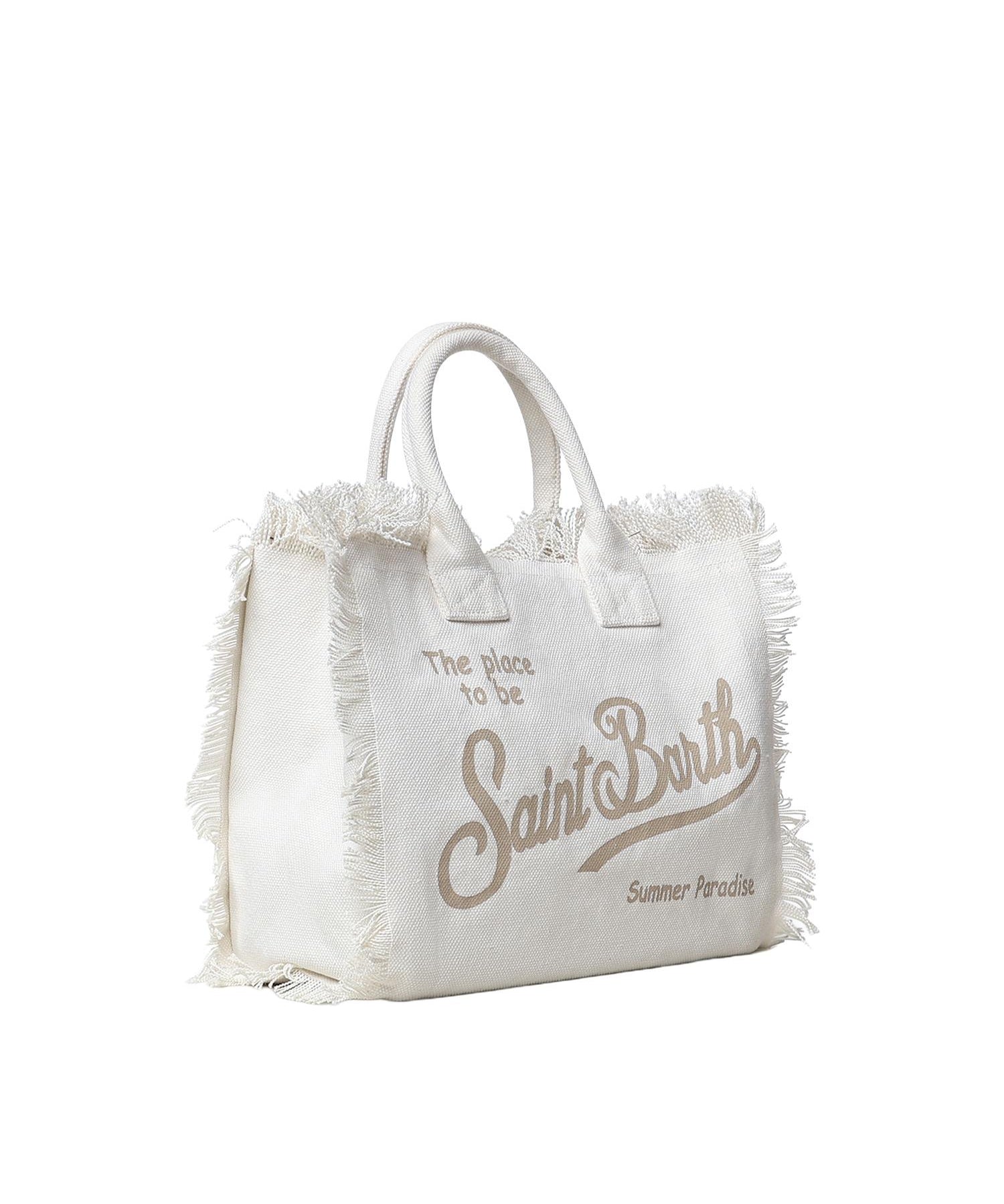 Borsa Colette in canvas con logo COL0001 08246L MC2 SAINT BARTH 
