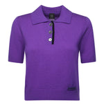 Maglia stile polo con logo 105450 A2Q9W21 PINKO 