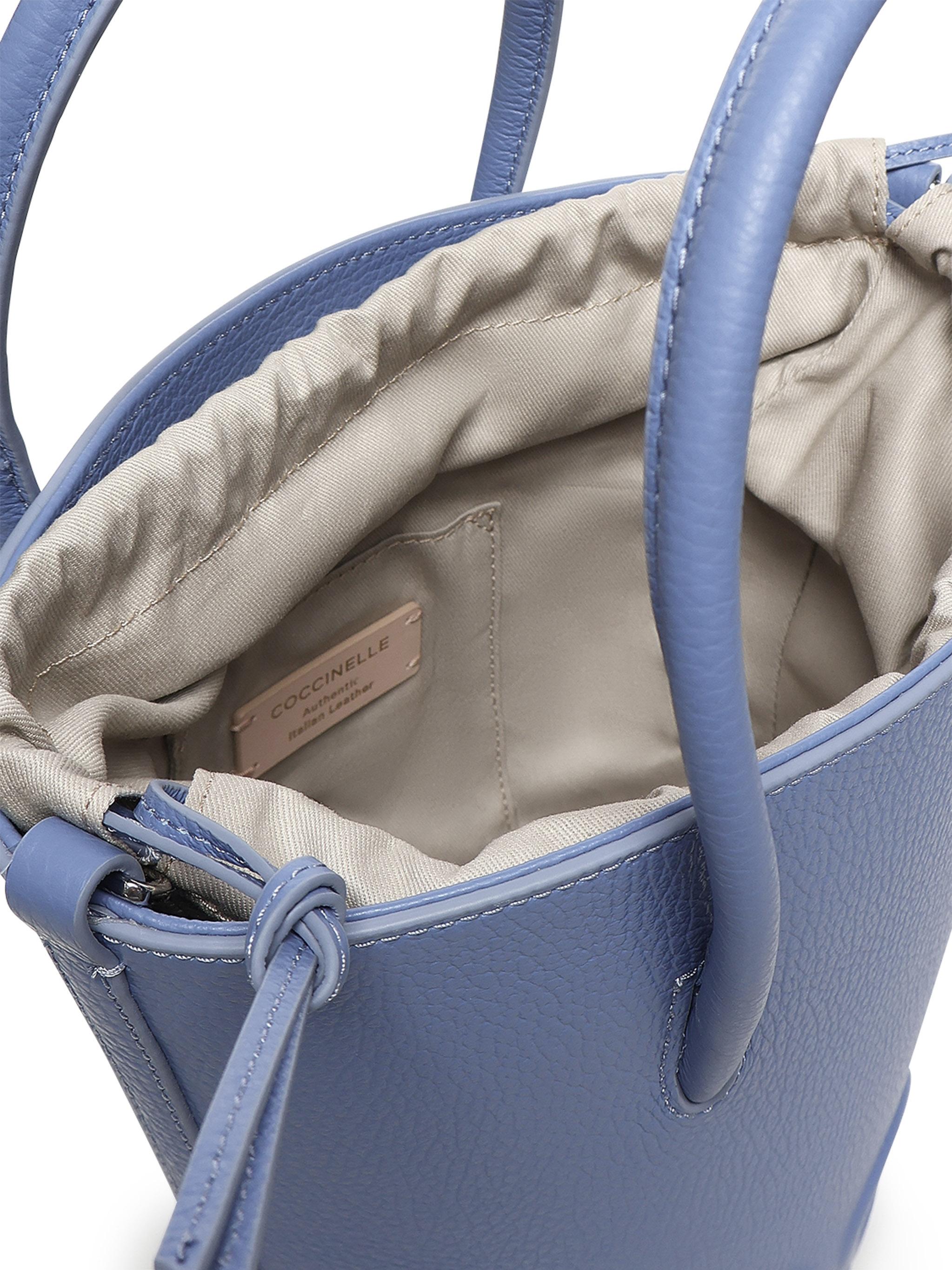 Secchiello Myrtha in pelle con grana<BR/> E1QBB230101 B36 COCCINELLE 