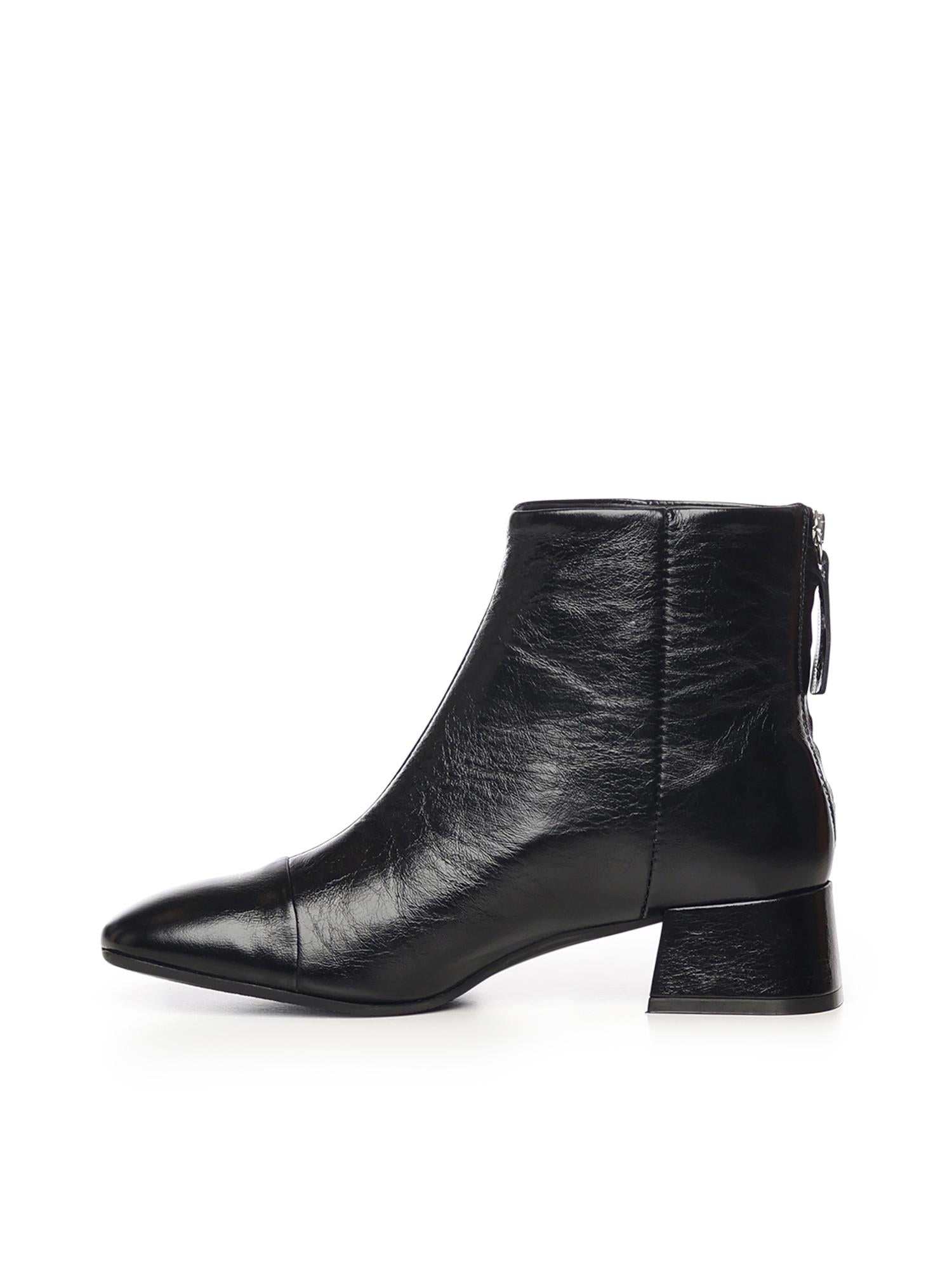 Stivaletti Rose Back in vernice A54308 NERO CARMENS 