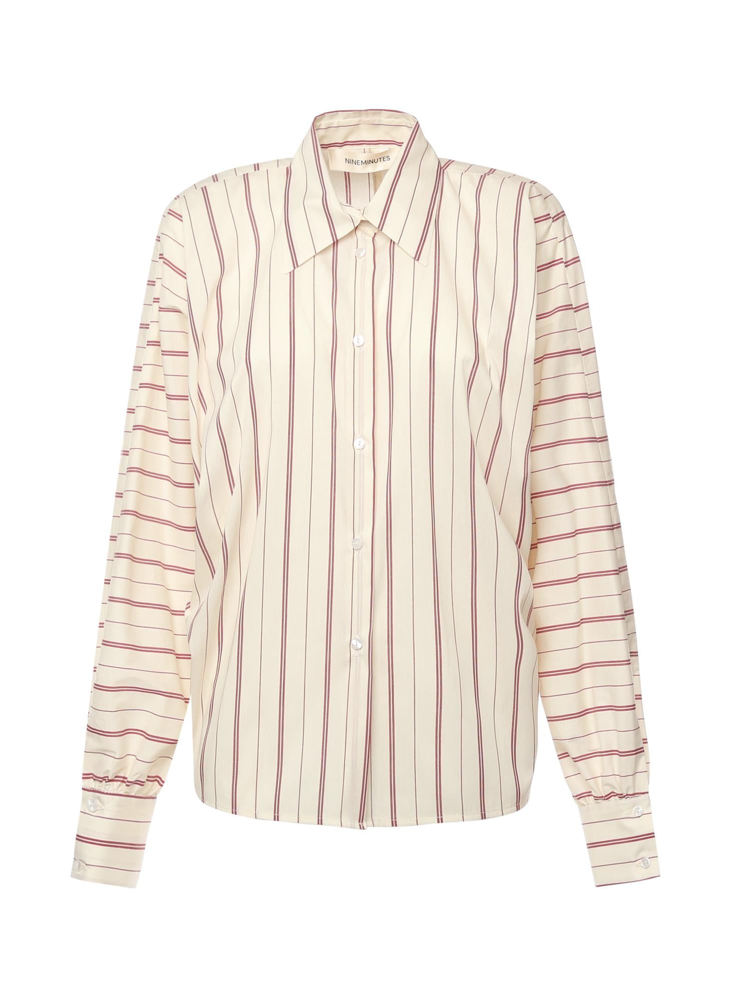 CAMICIA IN COTONE A RIGHE 26FWNCA-0005  NINEMINUTES 