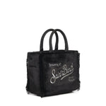 Mini bag Vanity velvet con logo VAMI027 00207I MC2 SAINT BARTH 