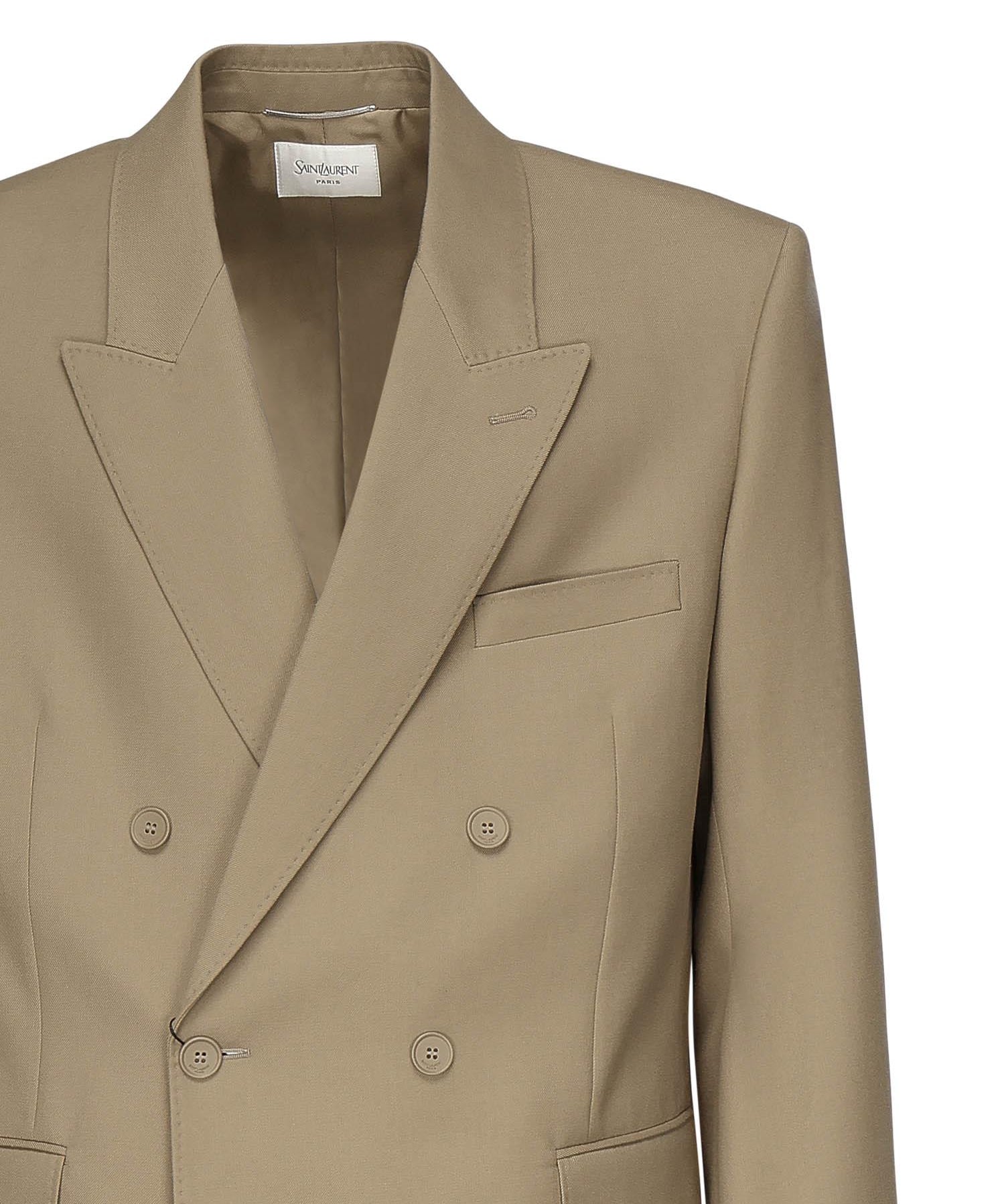 Giacca doppiopetto in lana 816394 Y405W7557 SAINT LAURENT 