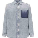 Camicia in cotone e lino H526Y1DW17 1360 LOEWE 