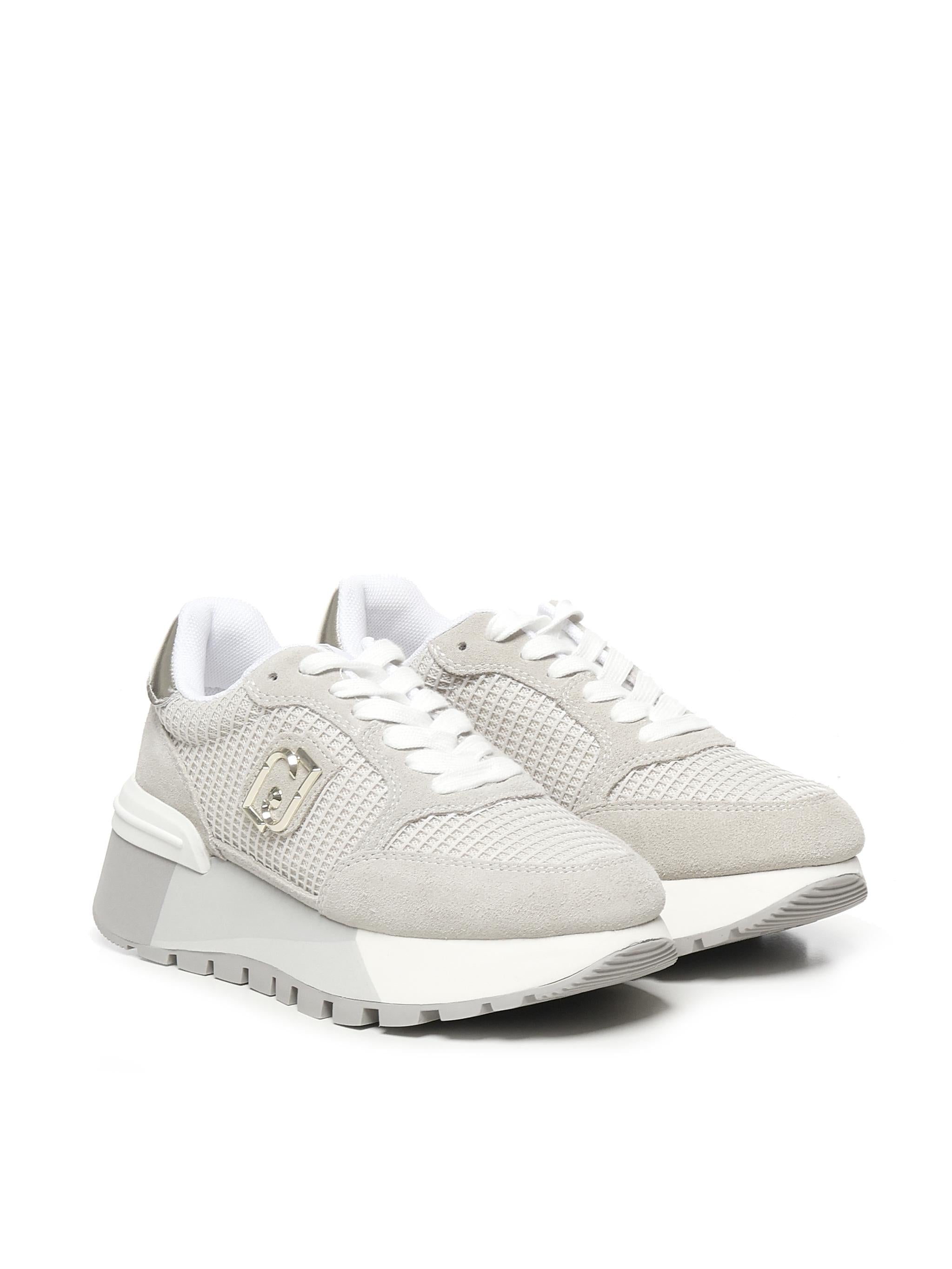 Sneakers platform in suede e mesh BA5049PX027S1803  LIU JO 