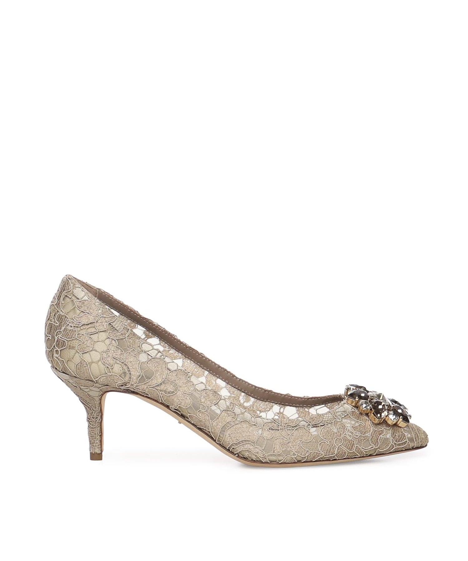 Décolleté Rainbow in pizzo con broche CD0066 AL19880703 DOLCE & GABBANA 