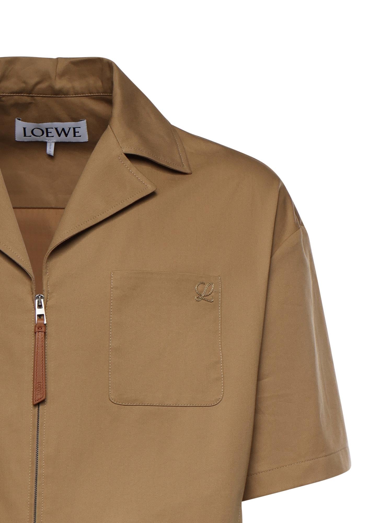Camicia in cotone con logo H526Y05WGE 3430 LOEWE 