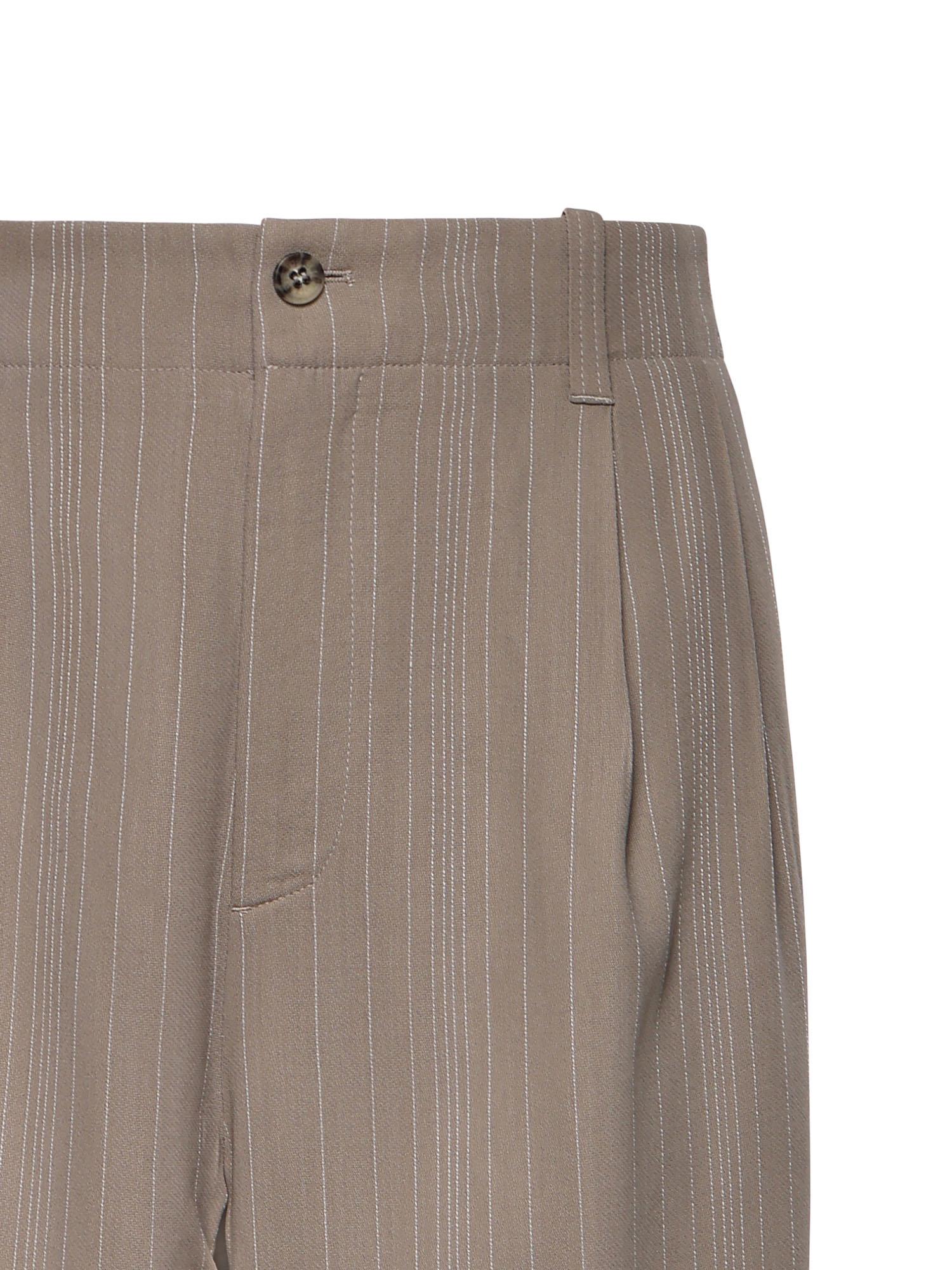 Pantaloni in misto lana con motivo gessato GMP01508 P00232660398 GOLDEN GOOSE 